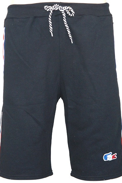 Bermuda Lacoste Moletom Preta - Tamanho G