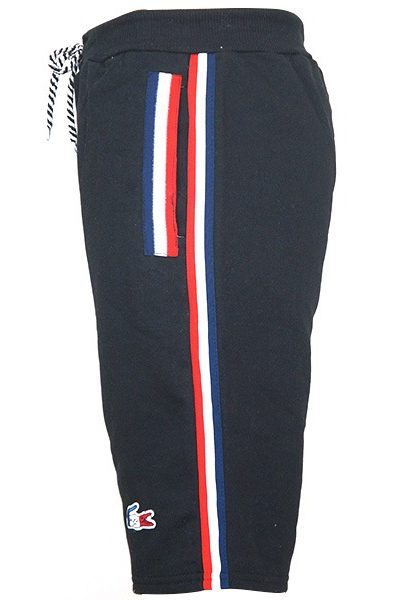 Bermuda Lacoste Moletom Preta - Tamanho G